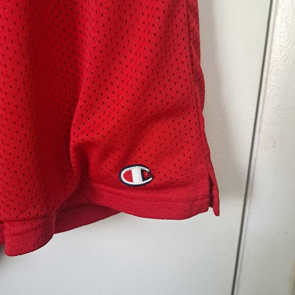 Champion Mesh Red Athletic Shorts Men's XXL - Picture 3 of 6